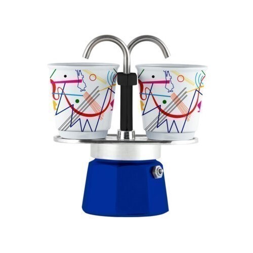 CAFETERA BIALETTI MINI EXPRESS+2TZAS KANDINSKY AZU